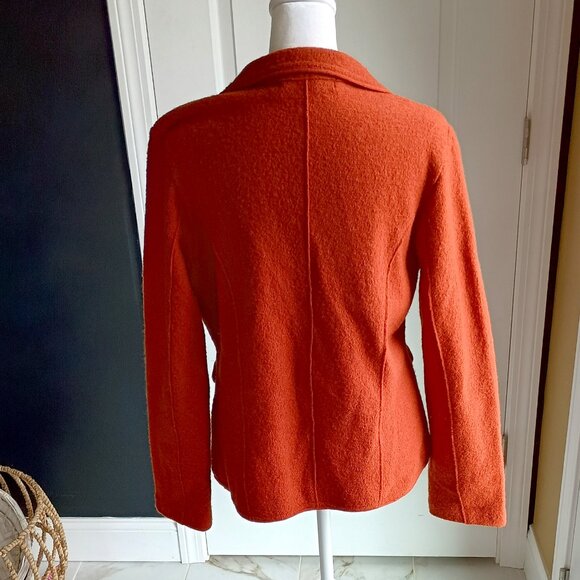 BEAUTIFUL WOOL BLEND BLAZER JACKET SZ M - Picture 4 of 6